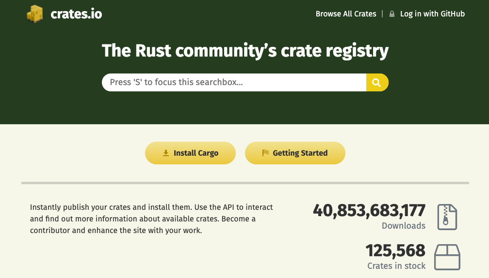 為你自己學 Rust - Crates.io